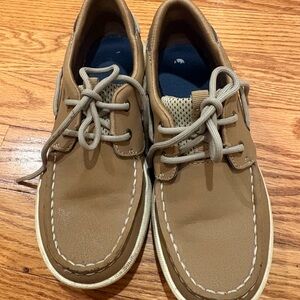 Boys Sperry size 1 Casual Boat Shoes in Tan